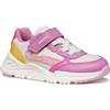 Geox J Loftus Girl A - Scarpe da Ginnastica Bambina, Lilac/Turquoise,