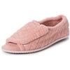 MUK LUKS Marylou - Pantofola da donna con punta aperta regolabile, rosa (Oro rosa), Large