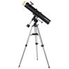 Bresser 4614909 Telescopio Riflettore Galaxia 114/900 EQ-Sky con Adattatore per Smartphone