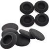 LNYMZD 5 paia di cuscinetti auricolari di ricambio in schiuma di colore nero, compatibili con Logitech per H600, H330, H340, nero, 60 mm, spugna morbida, confortevole, durevole e flessibile, cuffie e