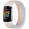FYISWHO Traspirante Sport Cinturino per Fitbit Charge 6, Nylon Bracciali Cinturini di Ricambio per Fitbit Charge 5
