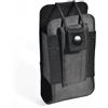 UAYESOK Walkie Talkie - Custodia per radio Molle per Motorola Baofeng Kenwood Presidente Icom Midland Retevis Yaesu, Nero , Borsa per radio