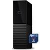 WD 16TB My Book Hard Disk Esterno per Desktop, USB 3.2 Gen 1, exFAT, SuperSpeed USB-A, Protezion con password, Software per la gestion e il backup, Formatto per Windows and MacOS, Nero