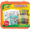 CRAYOLA- Valigetta Pennarelli Lavabili, Cere, Matite, 75+ Pezzi, attività Creativa per Bambini, Colori Assortiti, 071662110895