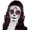 Smiffys Completo per Make Up Day of the Dead, comprende Colori per il Viso, Tatuaggio F