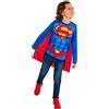 Rubie's RUBIES DC Comics - Top da travestimento con mantello Superman per bambini, taglia unica 5-8 anni Halloween