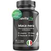 navitalife SUPPLEMENTS Navitalife Maca Nera Peruviana Andina 40.000 mg Estratto 25:1, Alta Purezza | Energia, Vitalità e Performance | Concentrazione con L-Arginina, Zinco, Ginkgo Biloba e Vitamina B6 | 120 Capsule per 4 Mesi