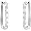 SOFIA MILANI - Orecchini da Donna in Argento 925 - con Pietra Zircone - Creoli a Pietra Zircone - E2704