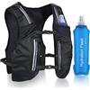 Nextyu Gilet Running Uomo Donna, Zaino Idratazione Trail Running Leggero con Borraccia Morbida 500ml & Cinghie Pettorali Regolabili per Corsa Maratona Escursionismo MTB Ciclismo