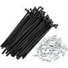RATCHROLL Raggi per Bicicletta 12G Nero 36 Pezzi 159mm