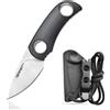 Runer Full Tang Coltello Da Caccia Campeggio a Lama Fissa 4,7Cm Con Guaina Kydex