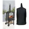 Coco Copertura per forno per pizza, impermeabile, copertura protettiva 600D, resistente, Oxford a carbone, forno a carbone, barbecue