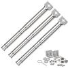Coisien Bruciatore a Tubo Universali in Acciaio Inox 30,8 a 44,9 cm Accessori per Barbecue a Gas, Regolabile Tubo Ricambi per Master Forge Perfect Flame Uniflame Lowes e Altri Barbecue (42204-3)
