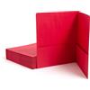 Smead Pocket Portfolios 100 Sheets Red Ecopelle Rosso cartella