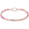 Tamaris Bracciale TJ-0637-B-18 in acciaio inox IP oro rosa, 18,5 cm, Acciaio inossidabile, Pietre di conchiglia