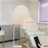 DESGNT Lampada a forma di mezzaluna con supporto per telefono, estensione ciglia con testa regolabile a 360°, 3000 K-6000 K, luci a LED per tatuaggi, truccatori, studi di bellezza, cura della pelle