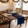 Encasa XO Runner da Tavola in Puro Cotone Orlato 16x72 Scotch Blue
