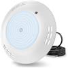 OSREE 35W Faro LED Piscina Superficie, Lampada Piscina Ultrapiatta Non Dimmerabile 3500lm, Ø275mm, Impermeabile IP68 Riempito di Resina Luce per Piscinas Interrate e Cemento, 12V AC/DC, Bianca Fredda