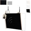 MOE UHANE Copertura per router WiFi, copertura router, mensola per router con copertura scorrevole, organizer spazio router, box per modem e router, custodia router, montaggio a parete