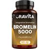 Oravita Bromelin 5000 GDU Bromelina Forte Drenante - 120 Capsule 1 pz