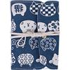 Parthan 18,5 x 13 cm, borsa portaoggetti con tasche con cerniera per organizzare e proteggere i vostri utensili a maglia, conservare ferri circolari