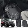 CDEFG Compatibile con Suzuki Jimny 2021-2024 2025 JB64 JB74 Tappetini Abitacolo TPE per Auto per Tutte le Stagioni Impermeabili Tappetino Antiscivolo Jimny Accessori