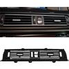 Fouedy LHD - Copertura per bocchetta dell'aria anteriore per console centrale, compatibile con BMW F10 520D, griglia di ventilazione anteriore AC, compatibile con BMW 530d F10 F18 525d 535d serie 5