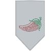 Mirage Pet Products Mirage Chili Pepper strass Dog Bandana, grande, grigio