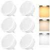 YindaLux 6x Modulo LED Dimmerabile ø50x23mm per faretti da incasso 4.9W 500LM 3CCT Bianco caldo 3000K Bianco neutro 4000K Bianco freddo 6500K IP44 120°Il modulo sostituisce le lampadine GU10 MR16