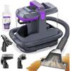 X-cotec Lavatappeti 450W 13kPa, Lava Tappezzeria e Aspira per Divano, Tappeti e Auto, con 3 Spazzole e Sistema a Doppio Serbatoio Autopulente, Portatile Leggero 2,6kg