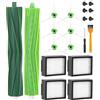 SOBEAU Accessori Ricambi per iRobot Roomba e/i/j Serie, i7 i7+ i3 i3+ i4 i4+ i6 i6+ j7 j7+ i8 i8+ E5 E6 E7 Aspirapolvere, Spazzole Ricambio con 2 spazzole in Gomma, 6 spazzole laterali, 4 filtri