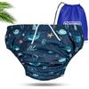 KIDVERSE Pannolini da nuoto per neonati fino a 6 mesi - pannolini da nuoto riutilizzabili e delicati sulla pelle per neonati - pannolini da nuoto con borsa per il trasporto