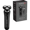 Remington, Rasoio testa calva, Testina 360° per zone difficili, Powersense Tech- velocità adattiva, lame comfort, rasatura a filo pelle (0.2 mm), ricaricabile, waterproof, X5 Limitless XR1750