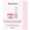 Rougj Kit Doppia Detersione Viso Cofanetto con Burro Struccante e Mousse Detergente