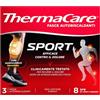 Thermacare Sport 8H Cerotti Autoriscaldanti Per Dolori Muscolari 3 Pezzi
