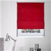 MADECOSTORE Tenda a Rullo per Barca con Base Dritta, Colore: Rosso, 160 x 220 cm