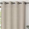 Soleil d'ocre Panama Tenda con occhielli, in puro cotone, Ivory (Lino), 140 x 300 cm