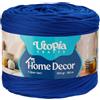 Utopia Crafts Home Decor Fettuccia per Uncinetto, 300g Filo T-Shirt Spesso Morbido Elastico per Cestini Borse Tappeti, Filo Tessuto per Principianti, Decorazione Casa, Macramè (Blu Cobalto)