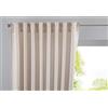Gardinenbox Cationic Jena 2019037 - Tenda con passanti nascosti, 145 x 140 cm, effetto lino, colore: sabbia opaco