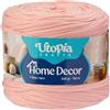 Utopia Crafts Home Decor Fettuccia per Uncinetto, 300g Filo T-Shirt Spesso Morbido Elastico per Cestini Borse Tappeti, Filo Tessuto per Principianti, Decorazione Casa, Macramè (Rosa Chiaro)