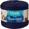 Utopia Crafts Home Decor Fettuccia per Uncinetto, 300g Filo T-Shirt Spesso Morbido Elastico per Cestini Borse Tappeti, Filo Tessuto per Principianti, Decorazione Casa, Macramè (Blu Navy)