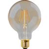 Eglo LED E27 dimmerabile a 3 fasi, lampadina retrò da regolare con interruttore, 4,5 Watt, lampada vintage ambra luce illuminante bianco caldo, 2200k, Edison G95, Ø 9,5 cm
