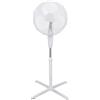 wonderlamp - Ventilatore da terra Luno, 3 velocità, 40 W, testa oscillante, griglia smontabile, bianco