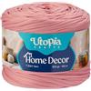 Utopia Crafts Home Decor Fettuccia per Uncinetto, 300g Filo T-Shirt Spesso Morbido Elastico per Cestini Borse Tappeti, Filo Tessuto per Principianti, Decorazione Casa, Macramè (Rosa Blush)