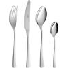 Gerlach 1760 Set di Posate per 6 Persone - 24 Pezzi - in Acciaio Inox 18/0 - Nichel Free - Servizio Posate Tune