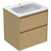 Geberit Renova Plan mobile con lavabo, 2 scomparti estraibili, 504039PS1, Renova Plan [Mobili da Bagno > Mobili con Lavabo Integrato]