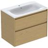 Geberit Renova Plan mobile con lavabo, 2 scomparti estraibili, 504040PS8, Renova Plan [Mobili da Bagno > Mobili con Lavabo Integrato]