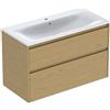 Geberit Renova Plan mobile con lavabo, 2 scomparti estraibili, 504041PS1, Renova Plan [Mobili da Bagno > Mobili con Lavabo Integrato]
