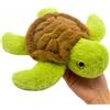 Gisqis Tartaruga Peluche Morbido 22cm Tartaruga Giocattolo Pupazzo Peluches Tortoise Pupazzi Marine di Peluche Animali Regalo di Compleanno per Feste a Tema