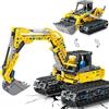 Charmofun Bulldozer 2 in 1 Giocattolo, 399 PCS Blocchi di Costruzione Tecniche, Veicolo per Bambini 7 Anni o Più, Regalo Creativo